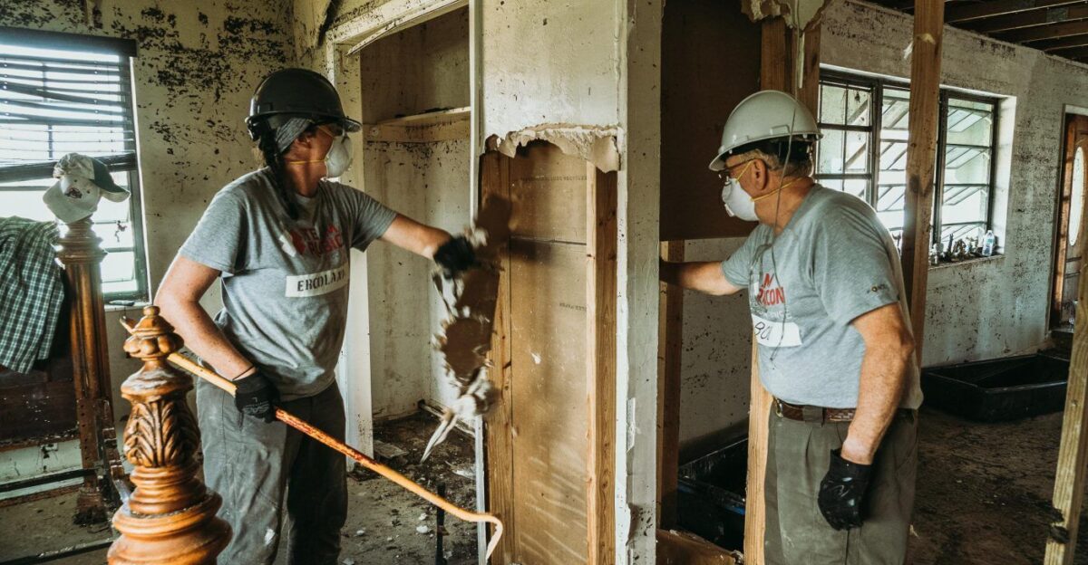 How to Clean Up After a Flood Muck Outs and More - Team Rubicon by Julie
