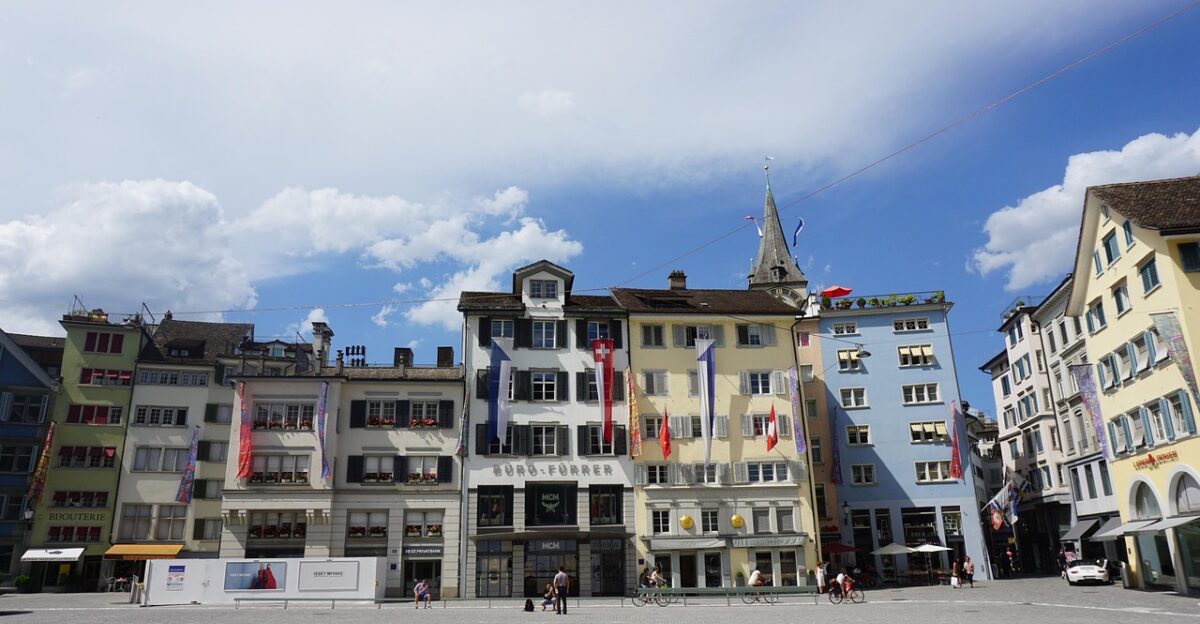 switzerland lucerne city centre small square
